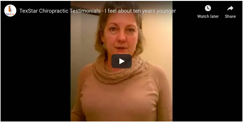 Austin's TexStar Chiropractic Made Her Feel Ten Years Younger