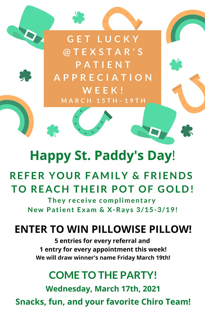 Texstar Chiropractic - Patient Appreciation Week