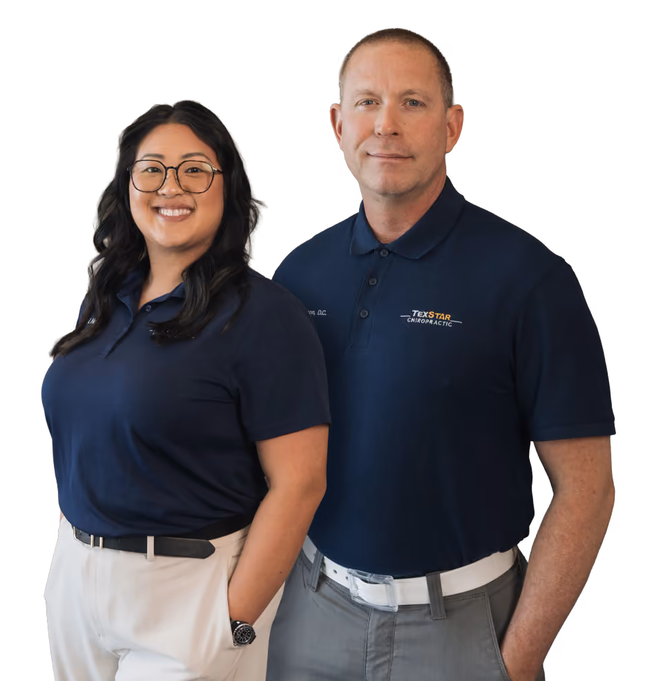 TexStar chiropractors Dr. Amy M. Ho and Dr. Michael P. Henry